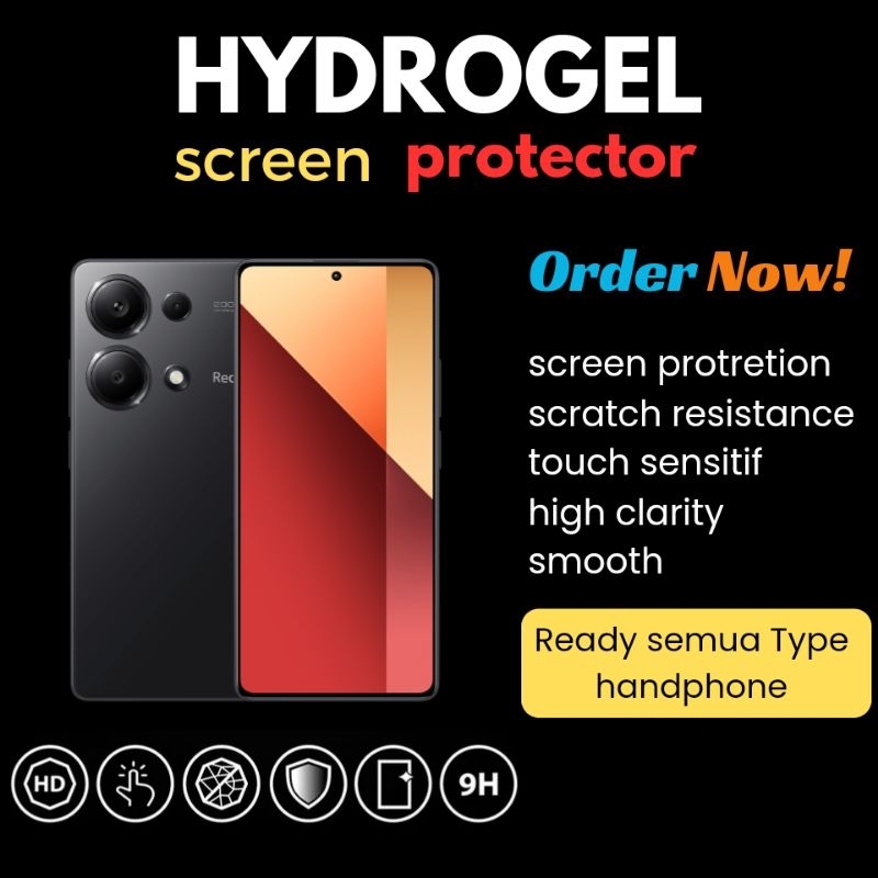 Soft Hydrogel Screen Protector For Xiaomi Redmi Note 11S, 10, 9, 8 Pro, 11T, 12T & More - HD Clear 4 thumbnail image