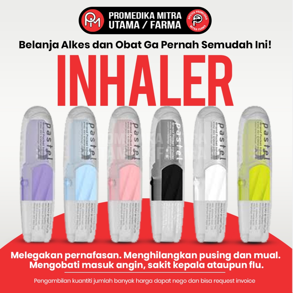 Jual Pastel Inhlaler / Pcs / Inhaler Melegakan Pernapasan | Shopee ...