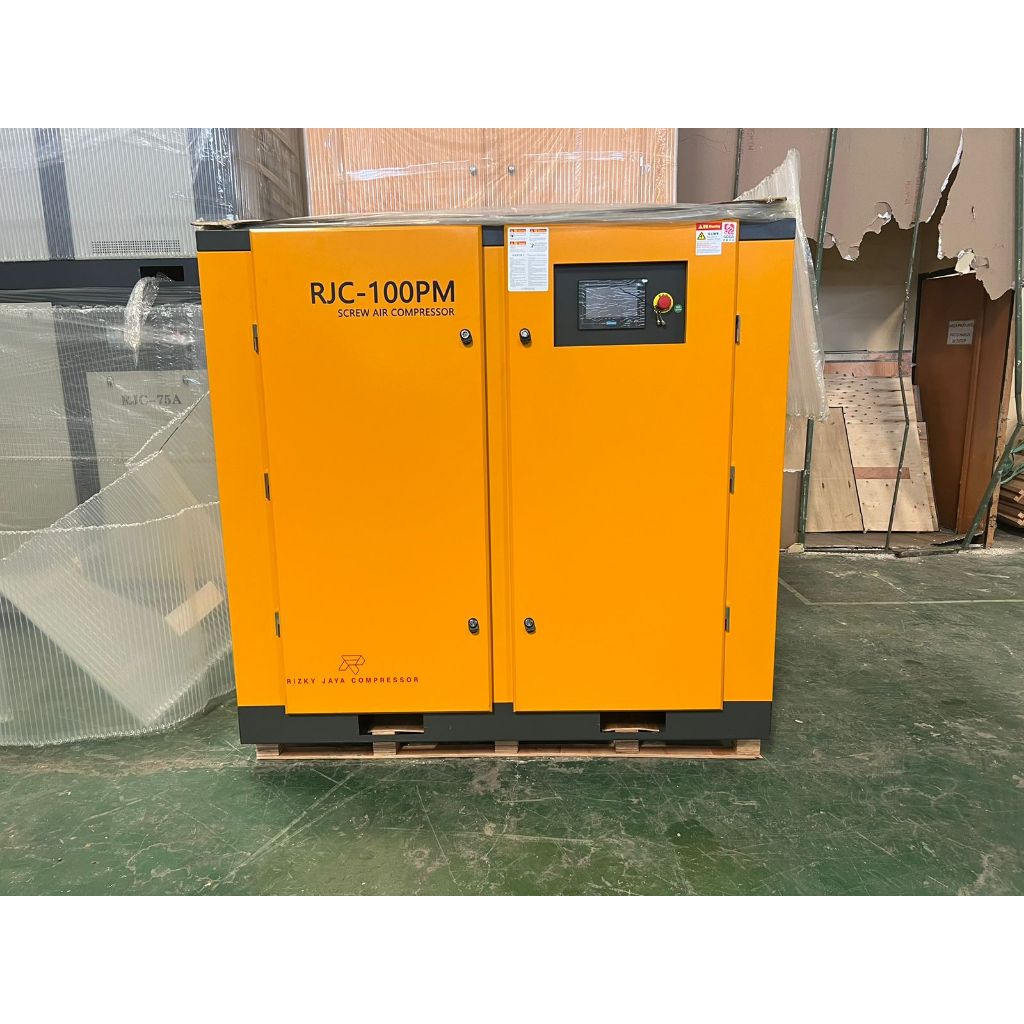 Jual kompresor angin 100 hp Inverter RJC Kompresor Udara Screw 75 kw ...