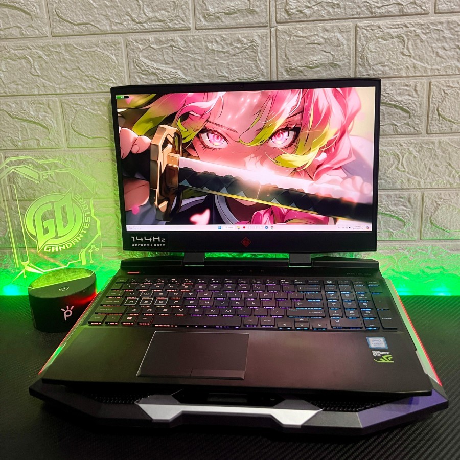 Jual HP Omen 15 Gaming Laptop i7 GDDR5X 1060 16 GB Total DUAL VGA ...