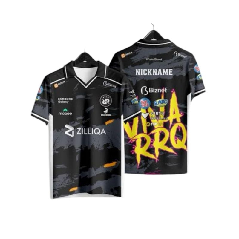 Jual Jersey RRQ S14 terbaru 2024 full printing free nickname | Shopee ...