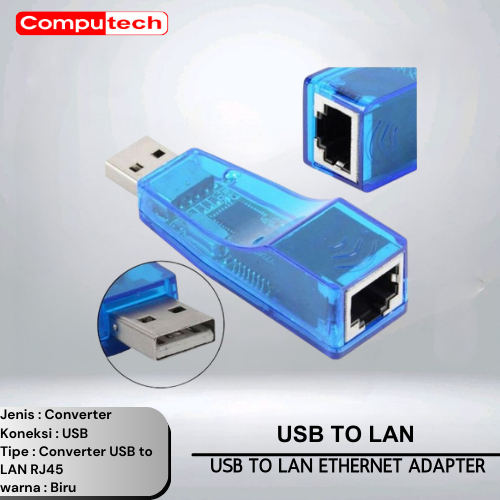 Jual USB to LAN - USB Ethernet Adapter | Shopee Indonesia