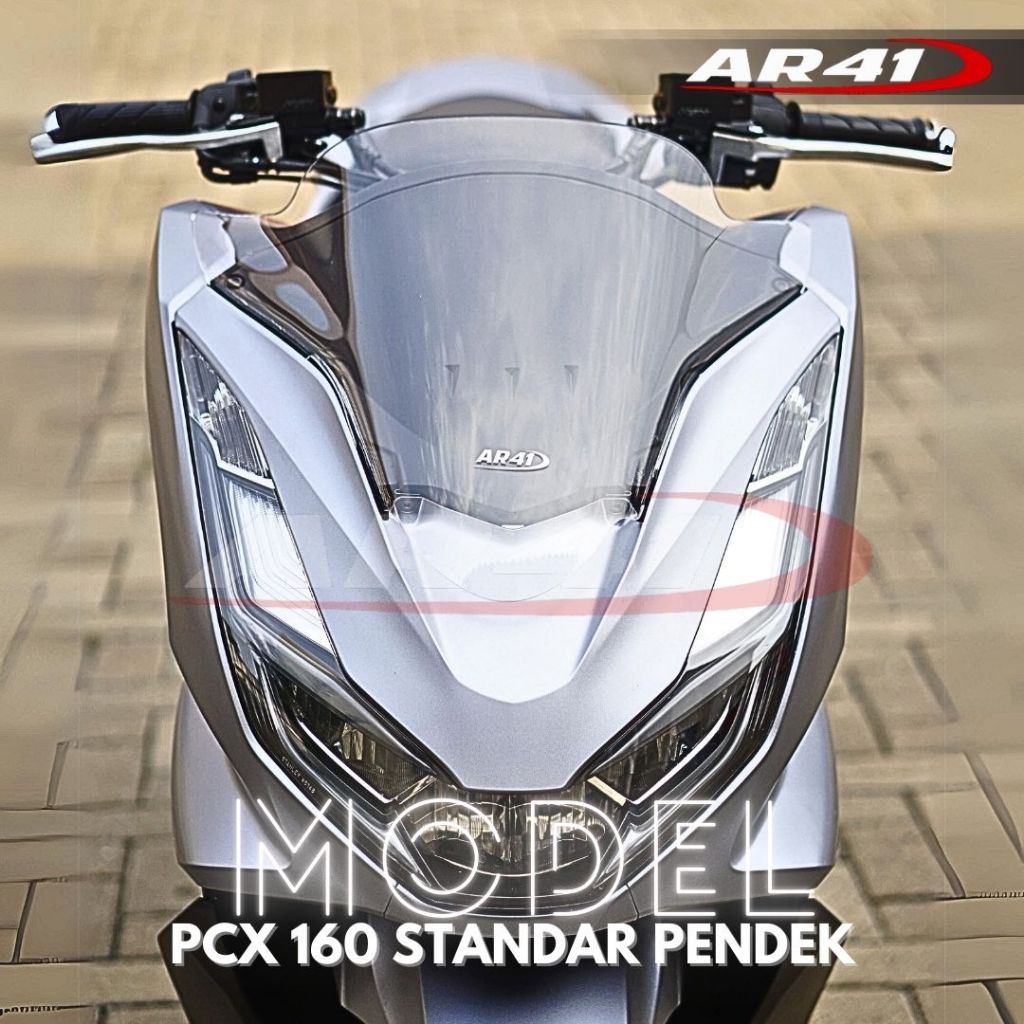 Jual Visor PCX 160 di jamin presisi - windshield PCX 160 ceper AR41 ...
