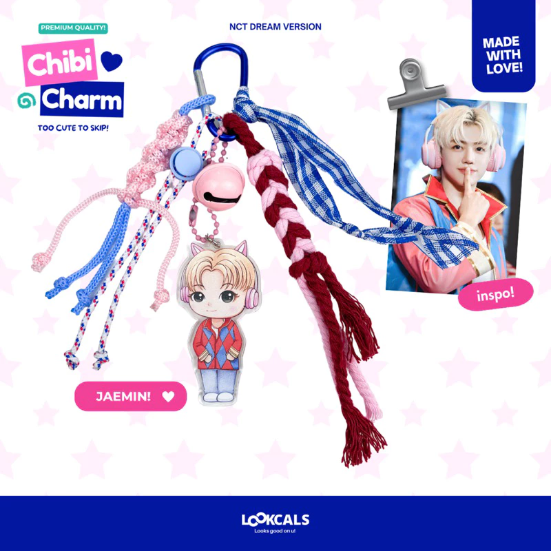 Chibi Charm Bagcharm NCT DREAM Keychain KPOP Aksesori Unik dan Lucu