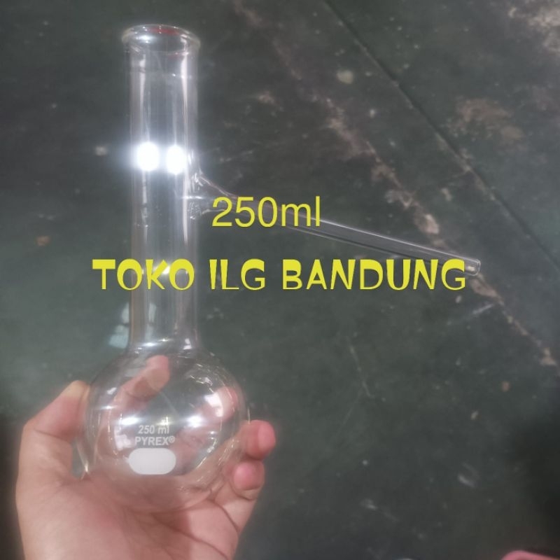 Jual labu distiling/labu destilasi 250ml pyrex | Shopee Indonesia