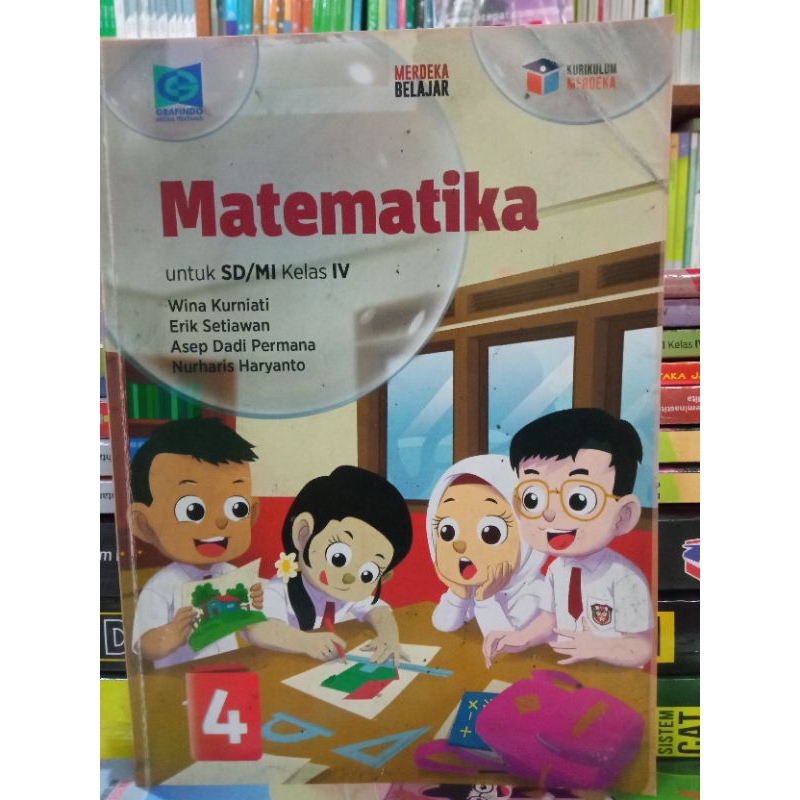 Jual BUKU MATEMATIKA UNTUK SD KELAS 4 KURIKULUM MERDEKA GRAFINDO ...