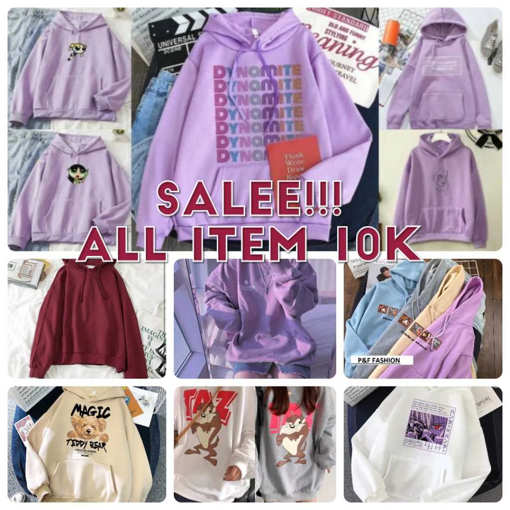 Jual SALE!!! SWEATER MOTIF RANDOM BAHAN BABYTERRY | Shopee Indonesia