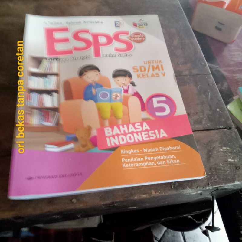 Jual BUKU ESPS BAHASA INDONESIA Kurikulum 2013 Revisi Untuk SD/MI KELAS ...