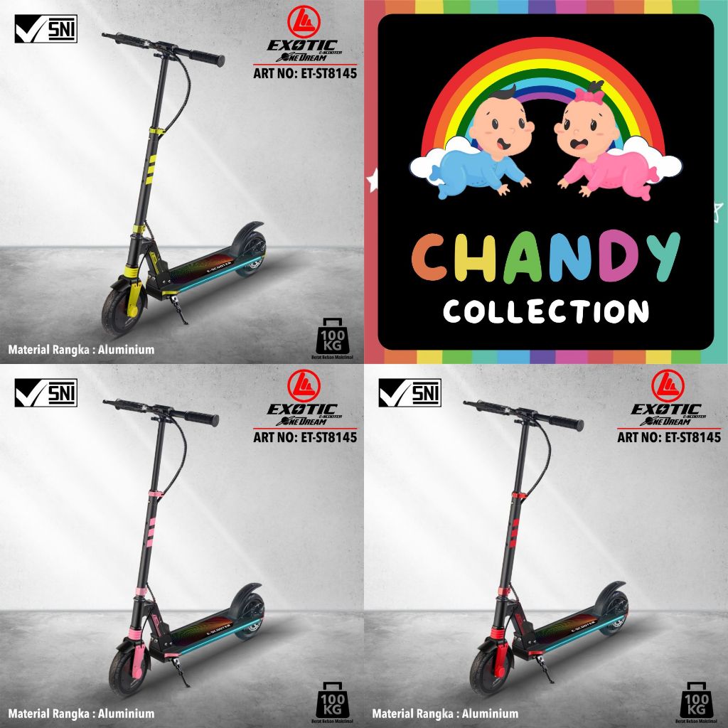 Jual SKUTER LISTRIK ANAK DAN DEWASA ELECTRIC SCOOTER EXOTIC ET ST 8145 ...