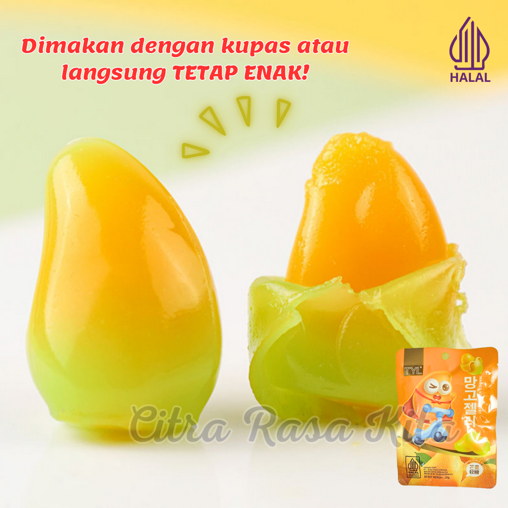 Jual TYL Permen Lunak Kupas Rasa Buah / Baopi Gummy Soft Candy (Grape ...