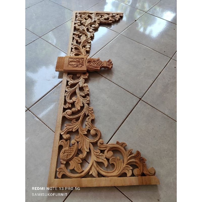 Kleweran variasi pintu 120x40 Mahoni