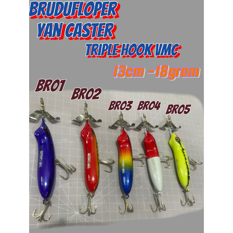 Jual BRUDU FLOPER YAN CASTER 13CM-18 GRAM | Shopee Indonesia