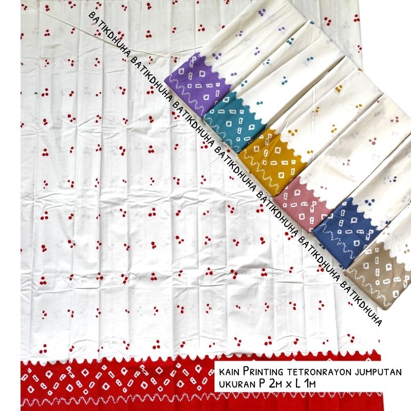Jual Jumputan putih kain batik jumputan murah batik jumput pekalongan ...
