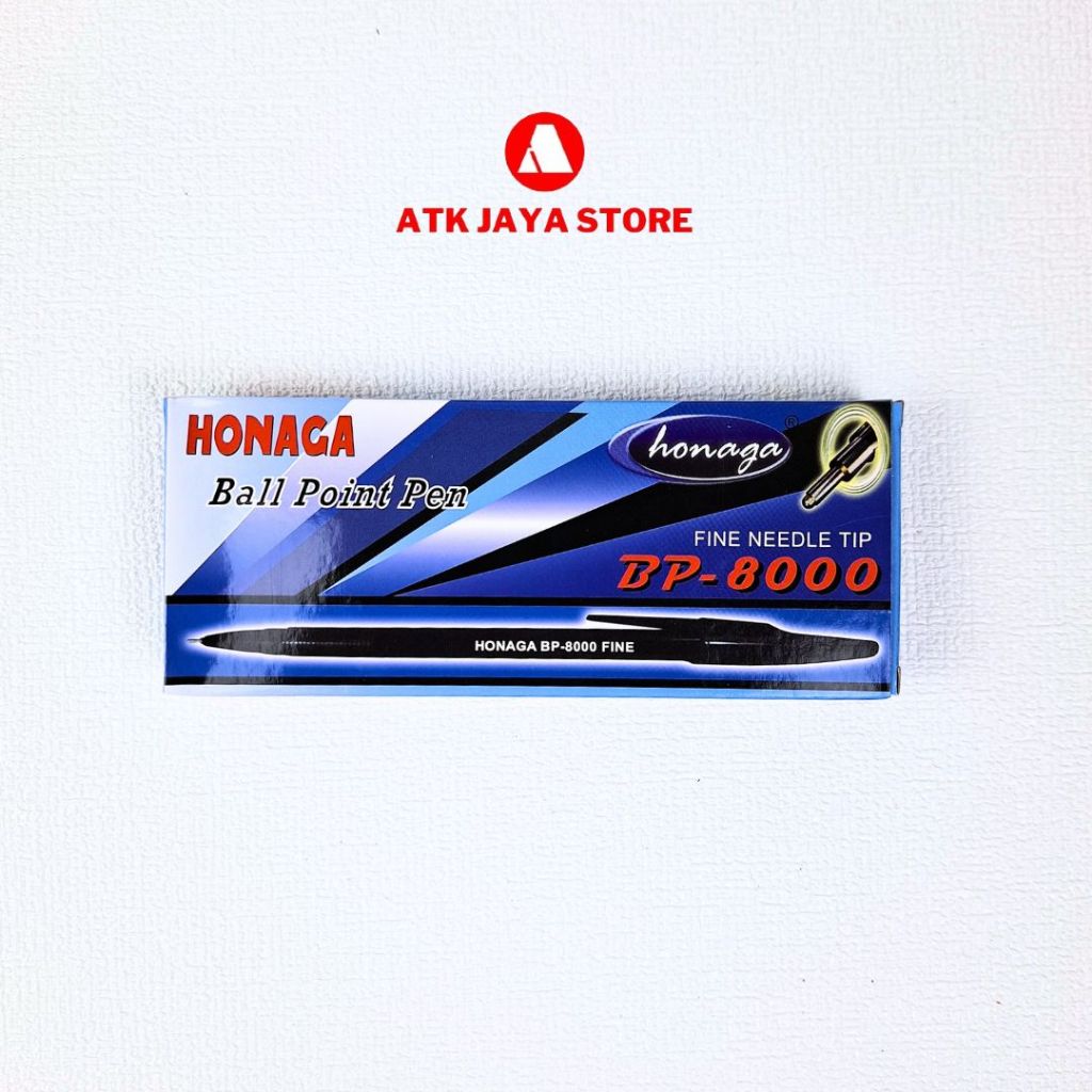 Jual Pulpen BP8000 Honaga | bolpen non gel ecer murah | Shopee Indonesia