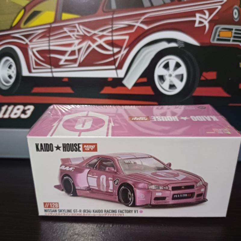 Jual Mini GT R34 Pink sealed | Shopee Indonesia