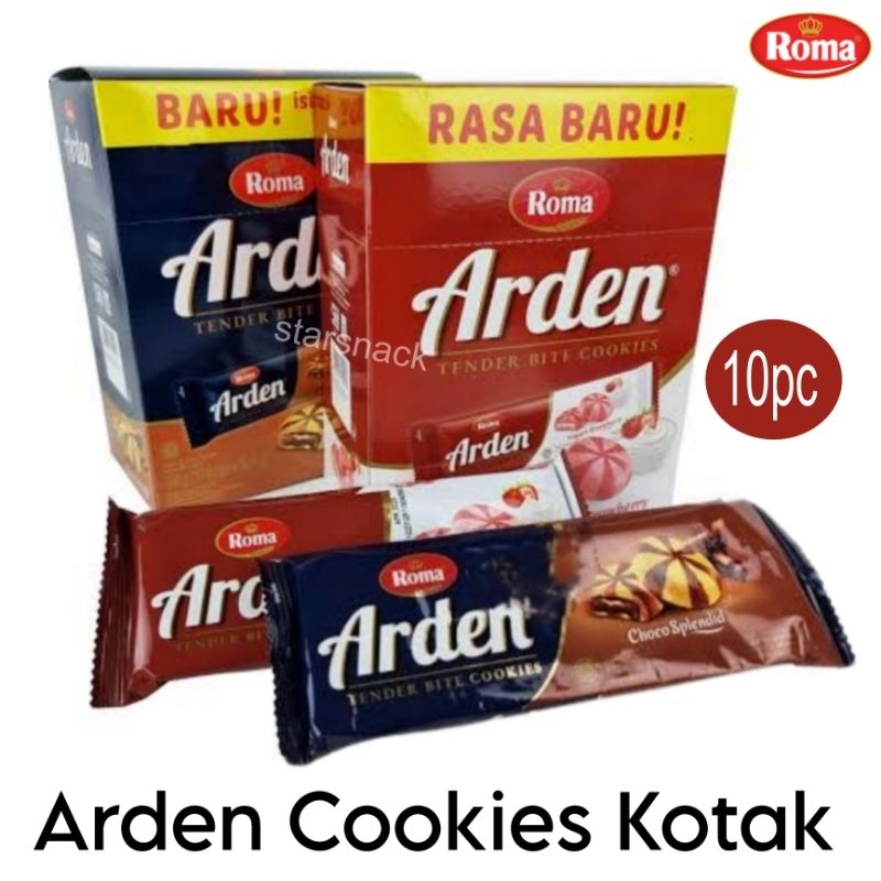 Jual Roma Arden cookies coklat strawberry isi 10pc | Shopee Indonesia