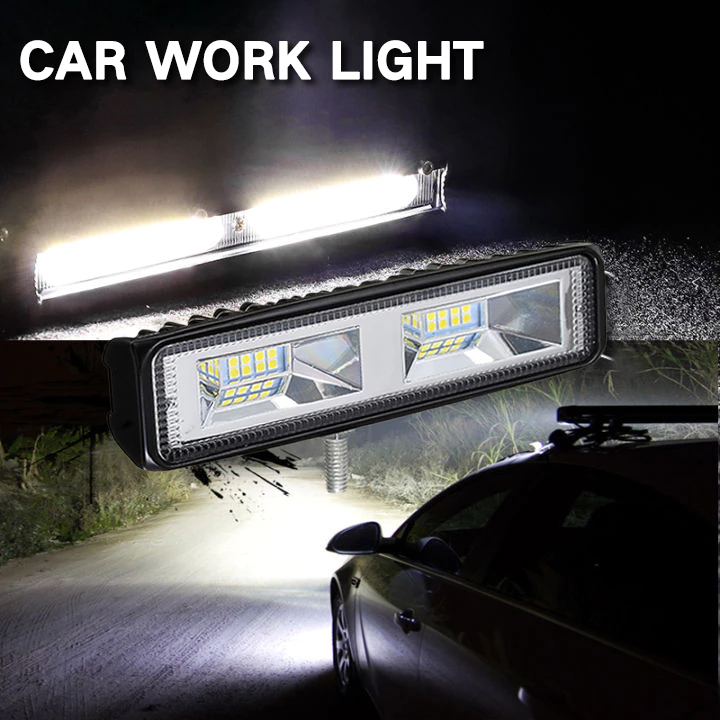 1pcs Lampu Tembak Sorot 16/28 Mata 50 Watt 6000k 12-24v Anti Panas Lampu Sorot Foglamp Motor Mobil Tembus Hujan Kabut/Lampu Led Super Terang/Lampu Led Jarak Jauh