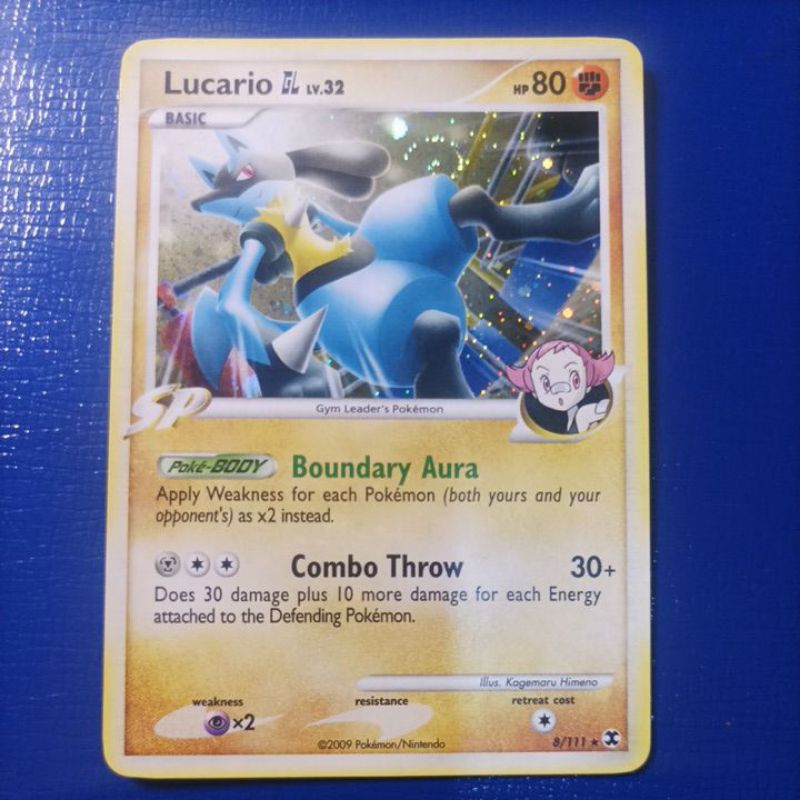 Jual POKEMON LUCARIO GL RISING RIVALS FOIL | Shopee Indonesia