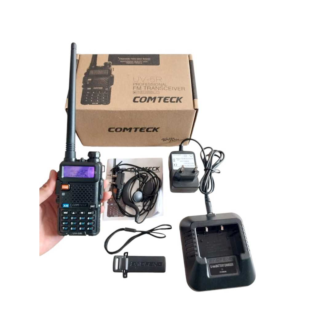 Jual RADIO HT UV5R COMTECK GENGGAM DUAL BAND | Shopee Indonesia