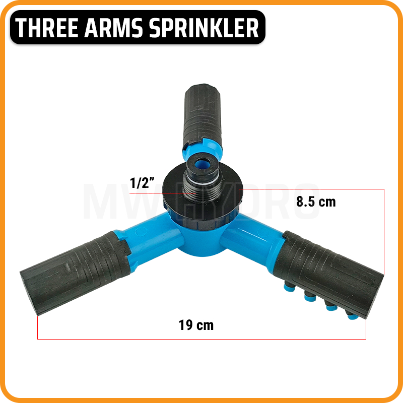 Jual Three Arms Rotating Lawn Sprinkler | Sprinkler Tiga Lengan Putaran ...