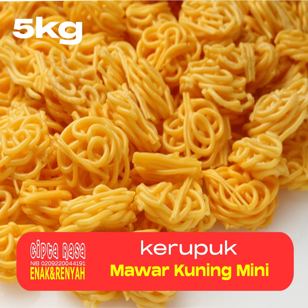 Jual KERUPUK MAWAR MINI ANEKA WARNA KEMASAN 5KG | Shopee Indonesia