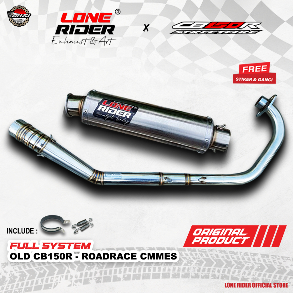Jual ORIGINAL LONE RIDER Roadrace Old CB150R - Knalpot Racing Lone ...