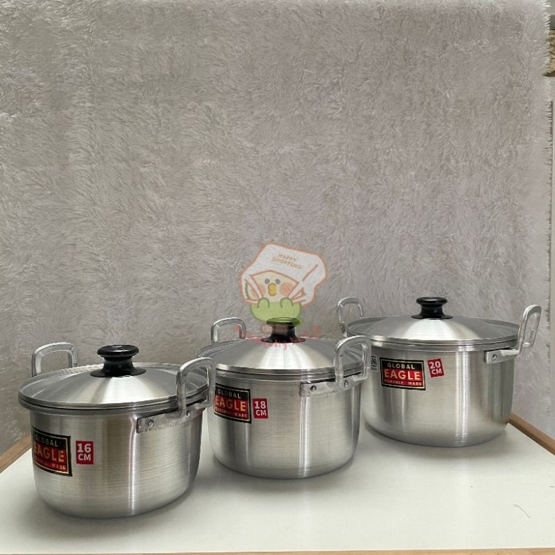 Jual PANCI SET ALUMINIUM 16 18 20 GLOBAL EAGLE PANCI JAWA PANCI 