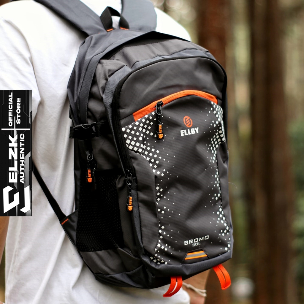 Jual Elzck Brm Tas Pria Ransel Backpack Outdoor Basic Simple Tas ...