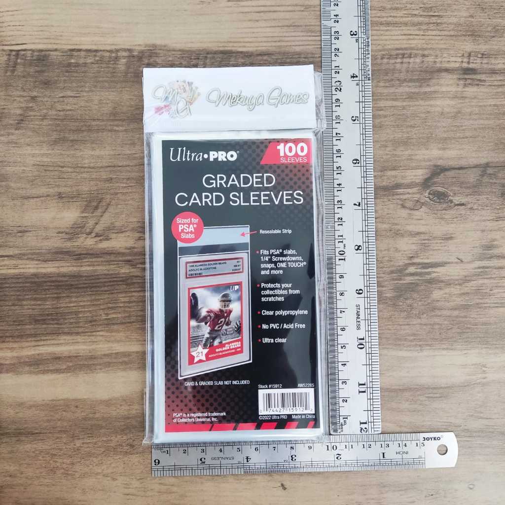 ultra pro graded card sleeves Graded Card Resealable Sleeves (100ct)