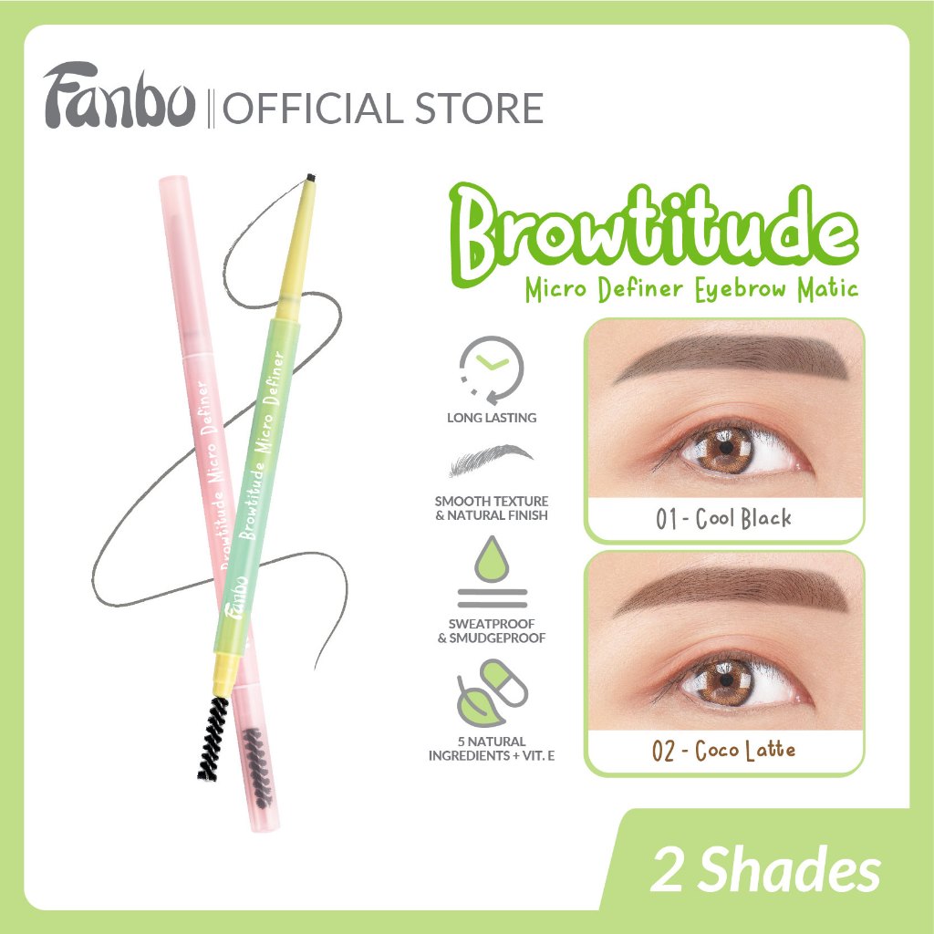 Jual Fanbo Browtitude Micro Definer Eyebrow Matic | Shopee Indonesia