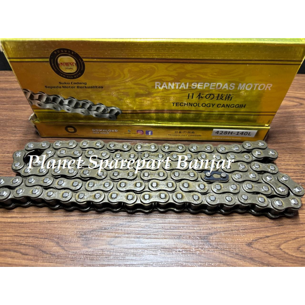 Jual Rantai Roda 428H 140L NGY Gold | Shopee Indonesia