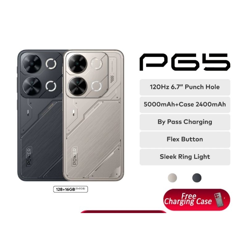 Jual ITEL P65 8GB+8GB/128GB Cyber Design with Sleek Ring Light ...