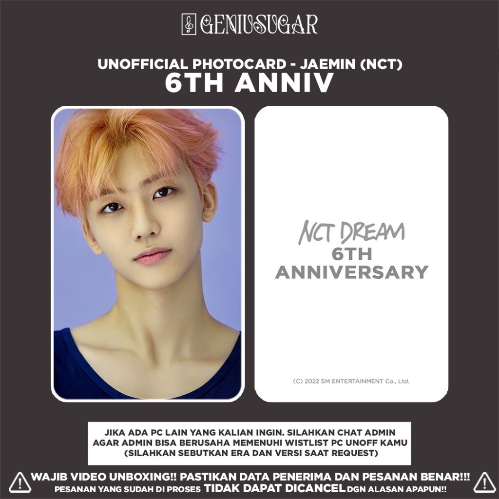 NCT goldenage ジェミン トレカ Musicplant Jual [NCT] JAEMIN GOLDEN AGE MUSIC PLANT NATION CANDY HAT
