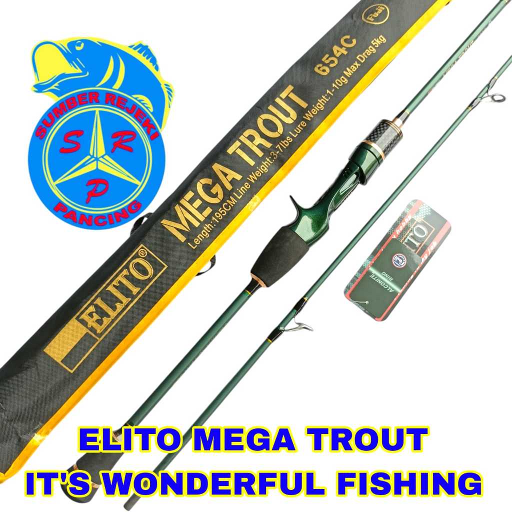 Jual Joran Travel Rod Elito Mega Trout Fuji 604c, 654c | Shopee Indonesia