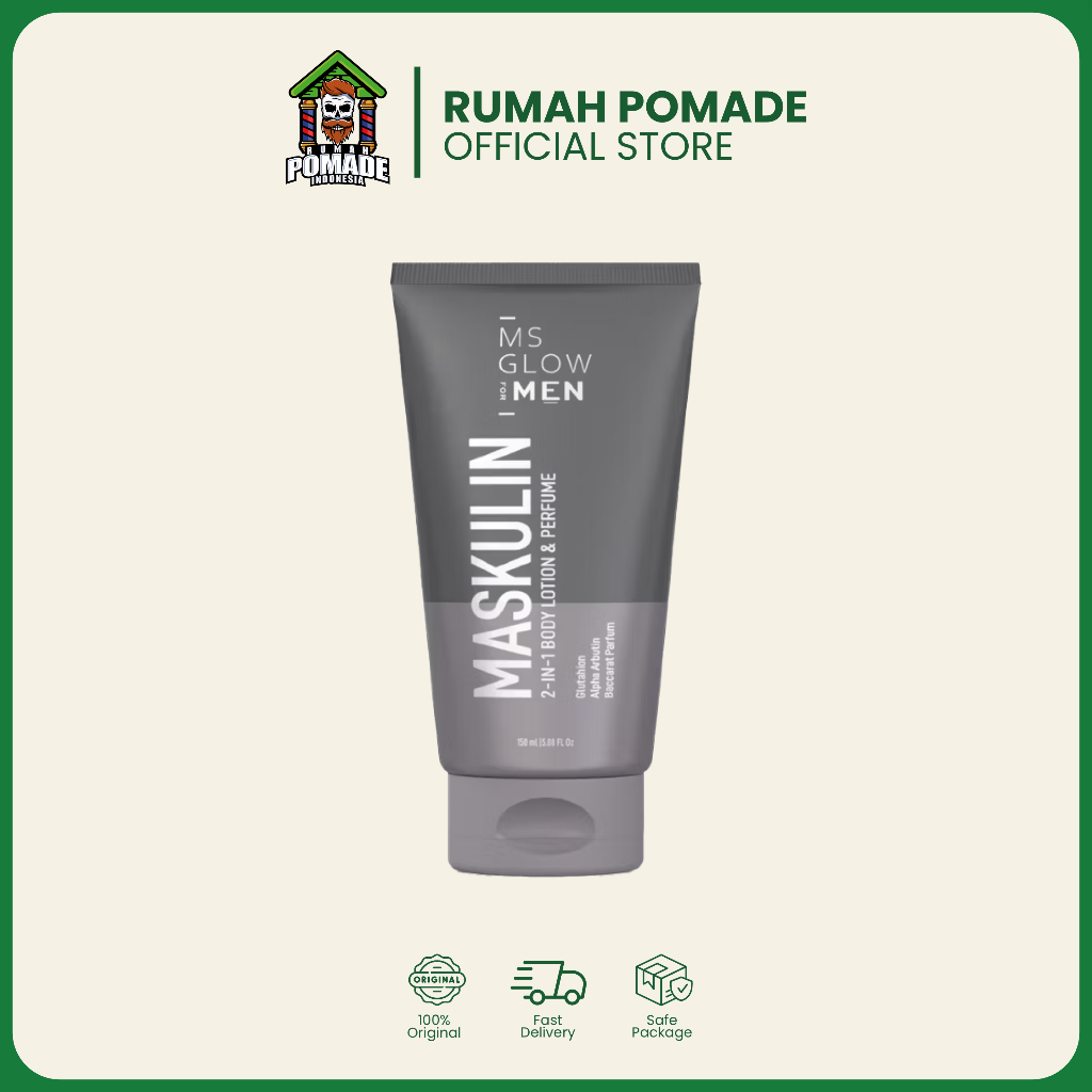 Jual MASKULIN - MS GLOW MEN Body Lotion & Perfume Ms Glow Agen Resmi ...