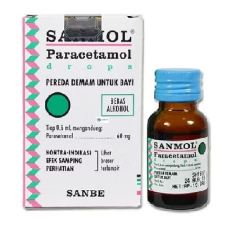 Jual Sanmol Drops 15ml - obat demam dan nyeri pada bayi | Shopee Indonesia