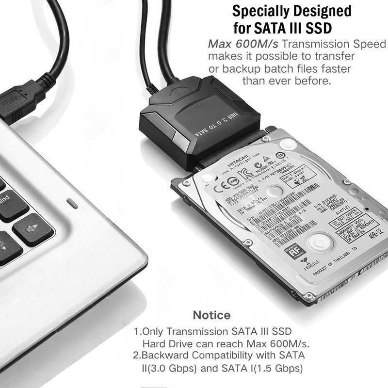 Jual Kabel SATA to USB 3.0 + POWER HDD SSD Adaptor 30cm 2.5 3.5 Inch ...