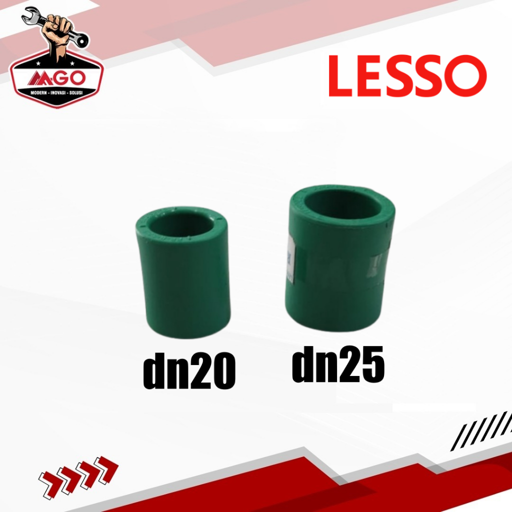 Jual LESSO dn20 / dn25 PPR Coupling Socket | Shopee Indonesia