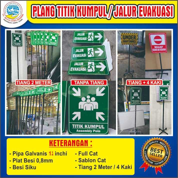 Jual Plang Titik Kumpul & Plang Jalur Evakuasi | Shopee Indonesia