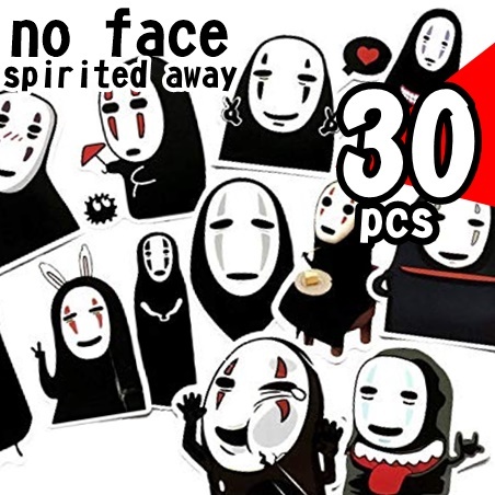 Jual Stiker No Face 30pc Spirited Away Sticker set | Shopee Indonesia
