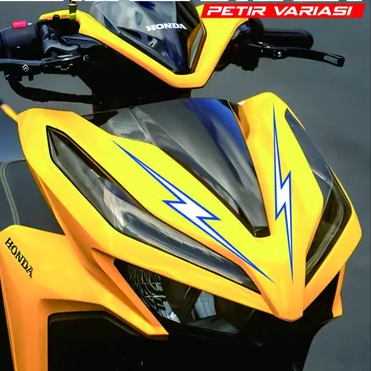Jual Stiker Petir Aerox Cutting Bukan Sticker Printcut Timbul Bahan ...