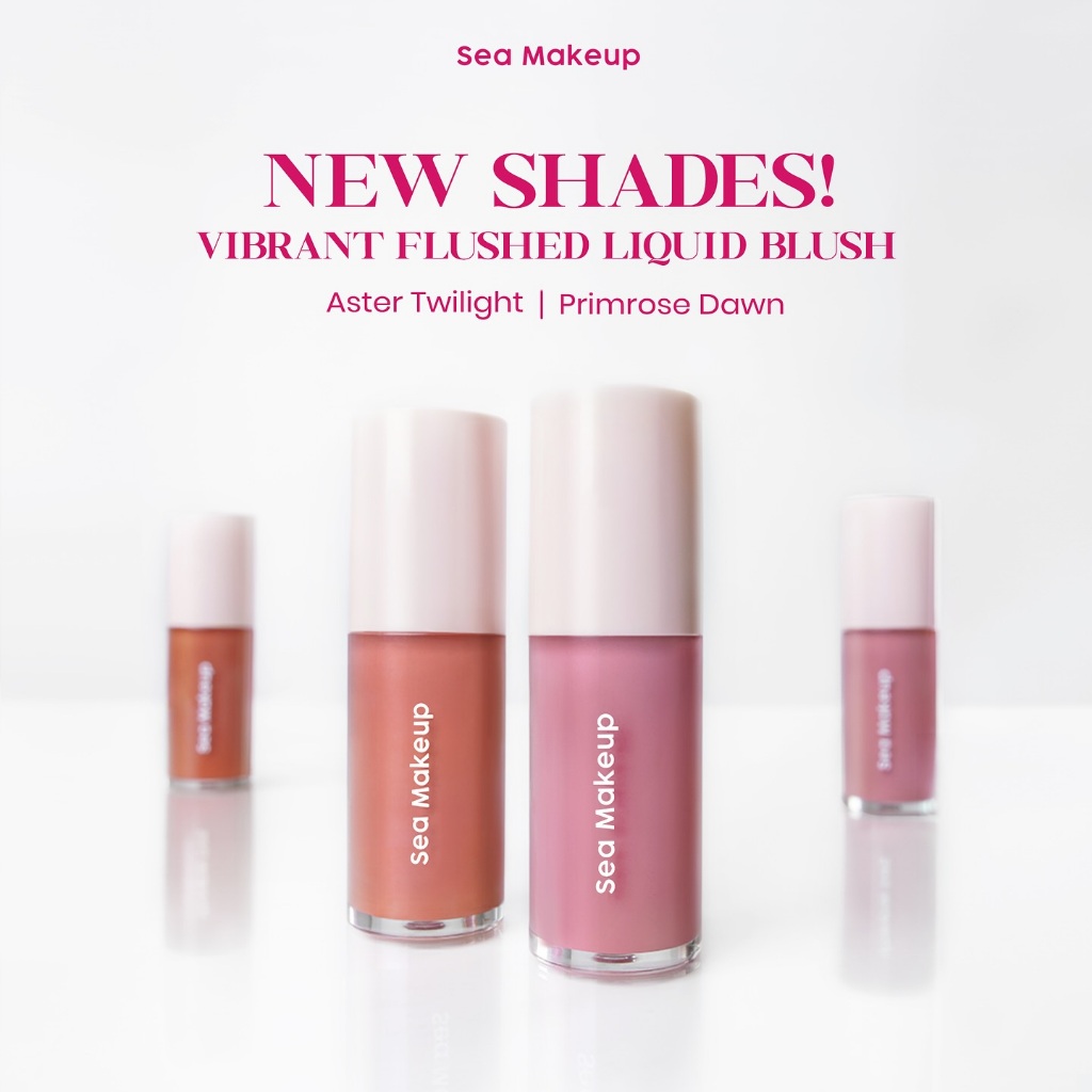 Jual Sea Makeup Vibrant Flushed Liquid Blush On Cair Shopee Indonesia