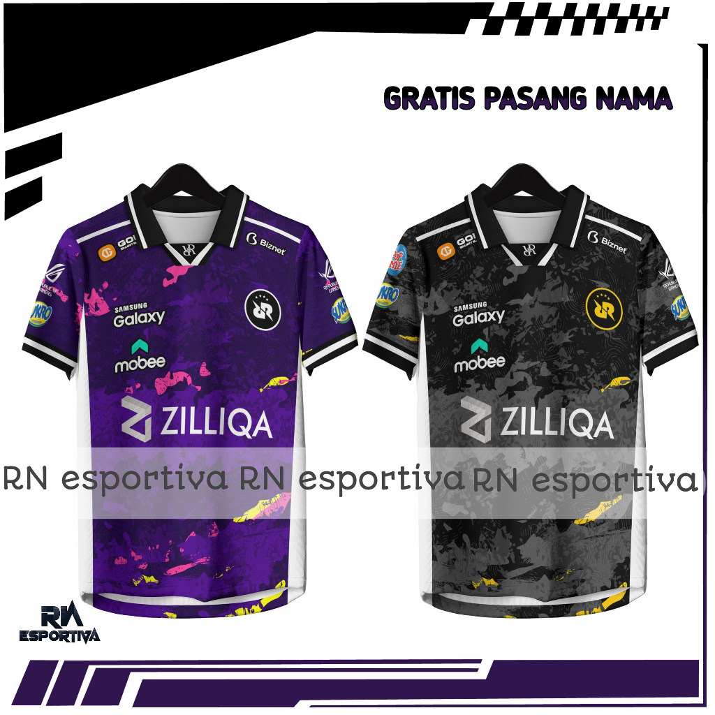 Jual Jersey RRQ Terbaru 2024/2025 Premium Gratis Pasang Nickname ...