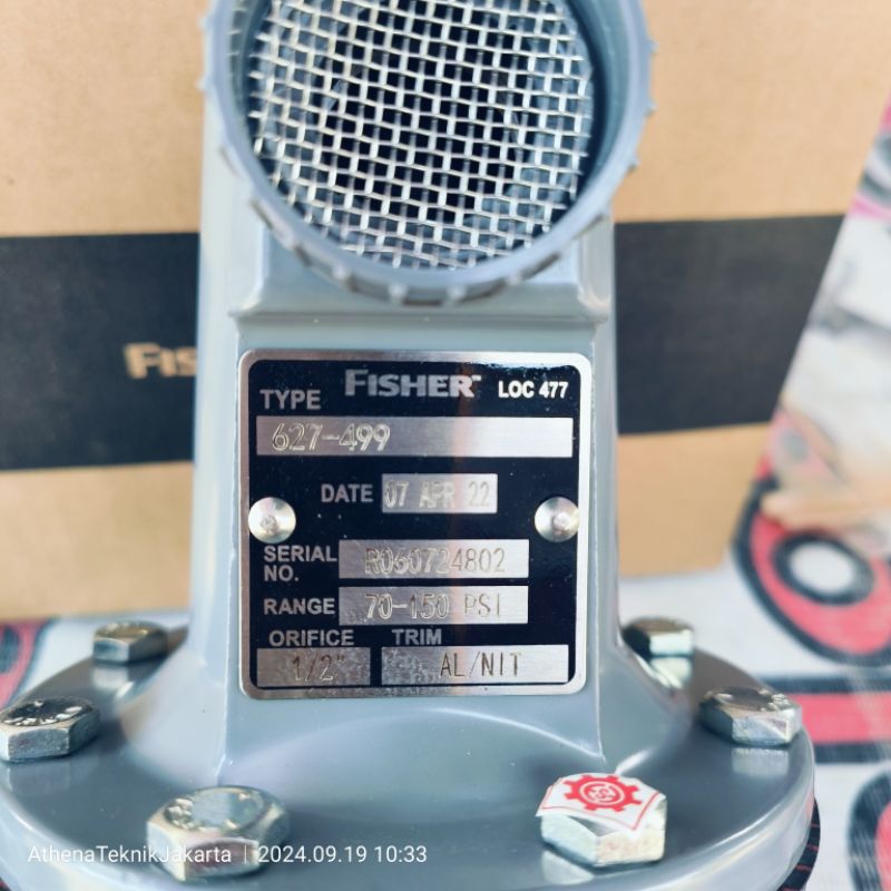 Jual Regulator fisher 627 size 1 inch / high pressure | Shopee Indonesia