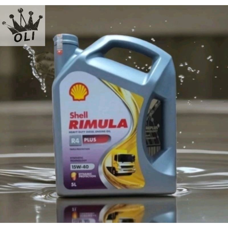Jual SHELL Rimula R4 plus R4 X 15W 40 15W40 Liter Original 100% ...