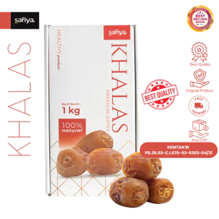 Safiya Kurma Khalas Saad 1 Kg Kholas Dates Premium