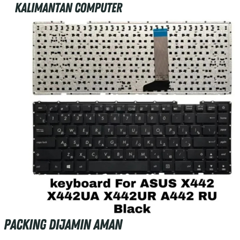 Jual Keyboard Asus A442 A442U X442 X442U X442UA A442UF A442UQ A442UR ...