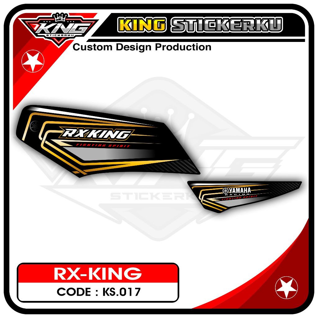 Jual Stiker RX KING - Decal Sticker Striping Standar RX KING Premium ...