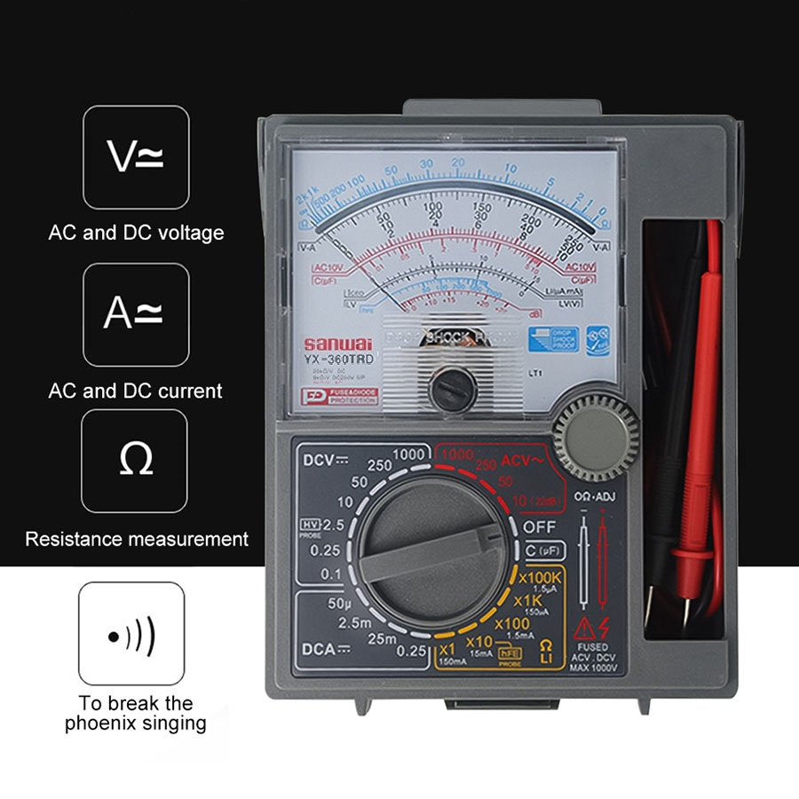 Jual 【COD】Multimeter penunjuk Protection DC AC Test Analogue Multi ...