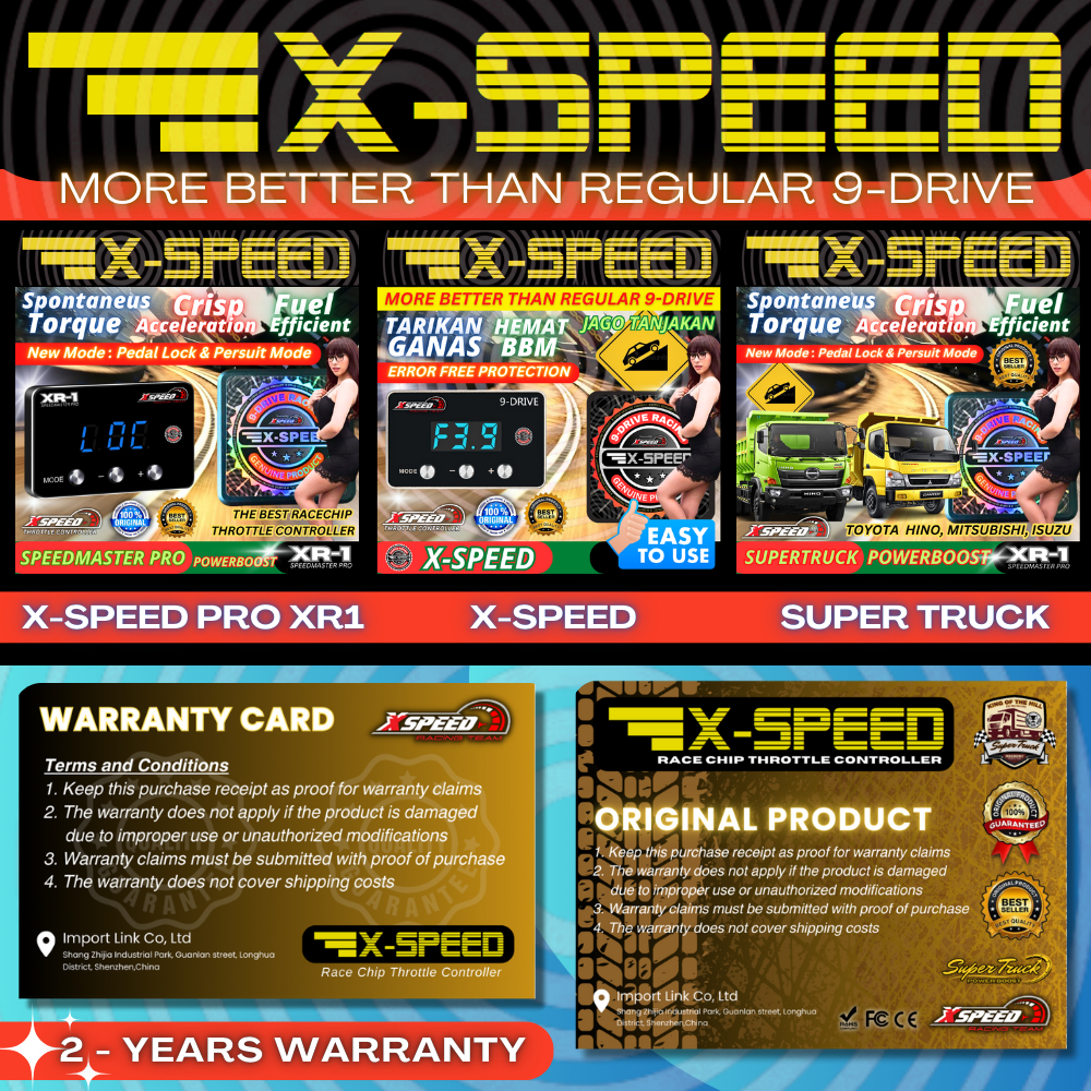 Jual XSPEED PRO XR1 9 Drive throttle controller piggyback remap Reborn ...